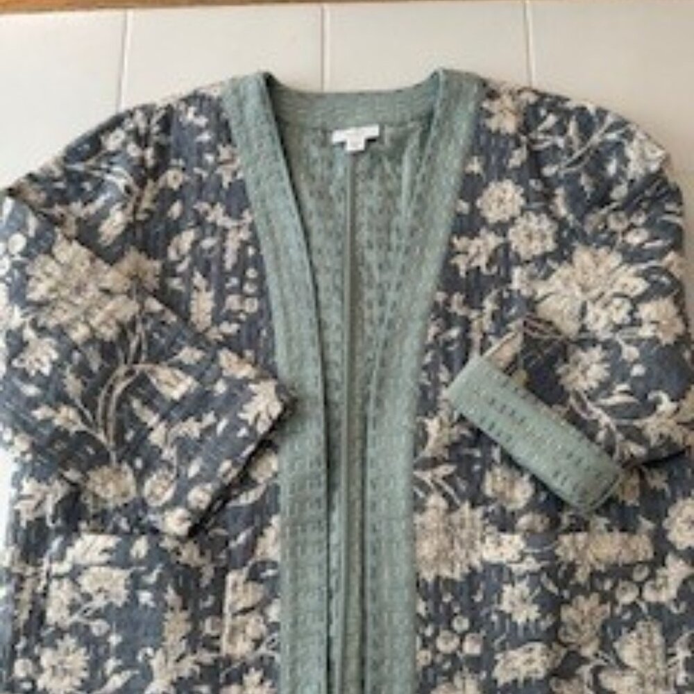 Quilted Floral Jacket